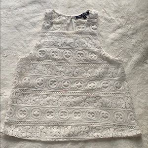 Kids or small person Super cute white tank top!!